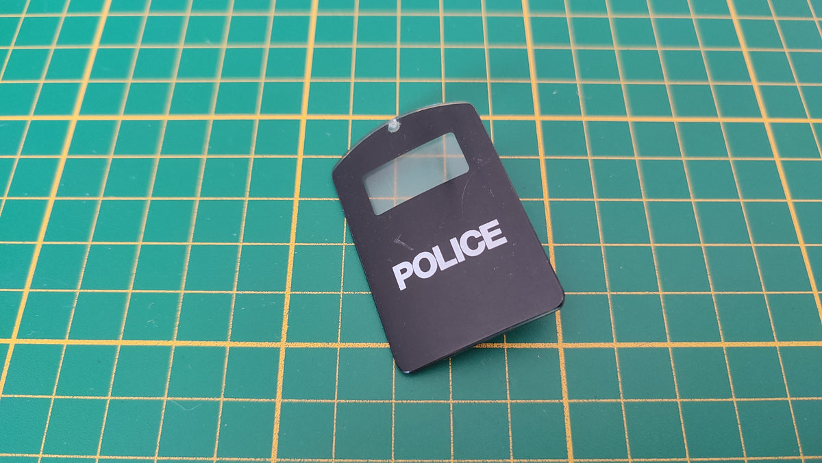 Accessoire bouclier émeute police 30632873 pièce détachée Playmobil #E88