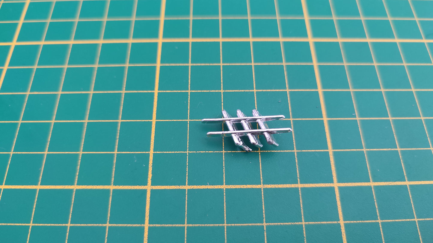 Aérateur gauche pièce détachée miniature Bburago Burago Mercedes-benz 300 sl cabriolet 1/18 1/18e 1/18ème #E04