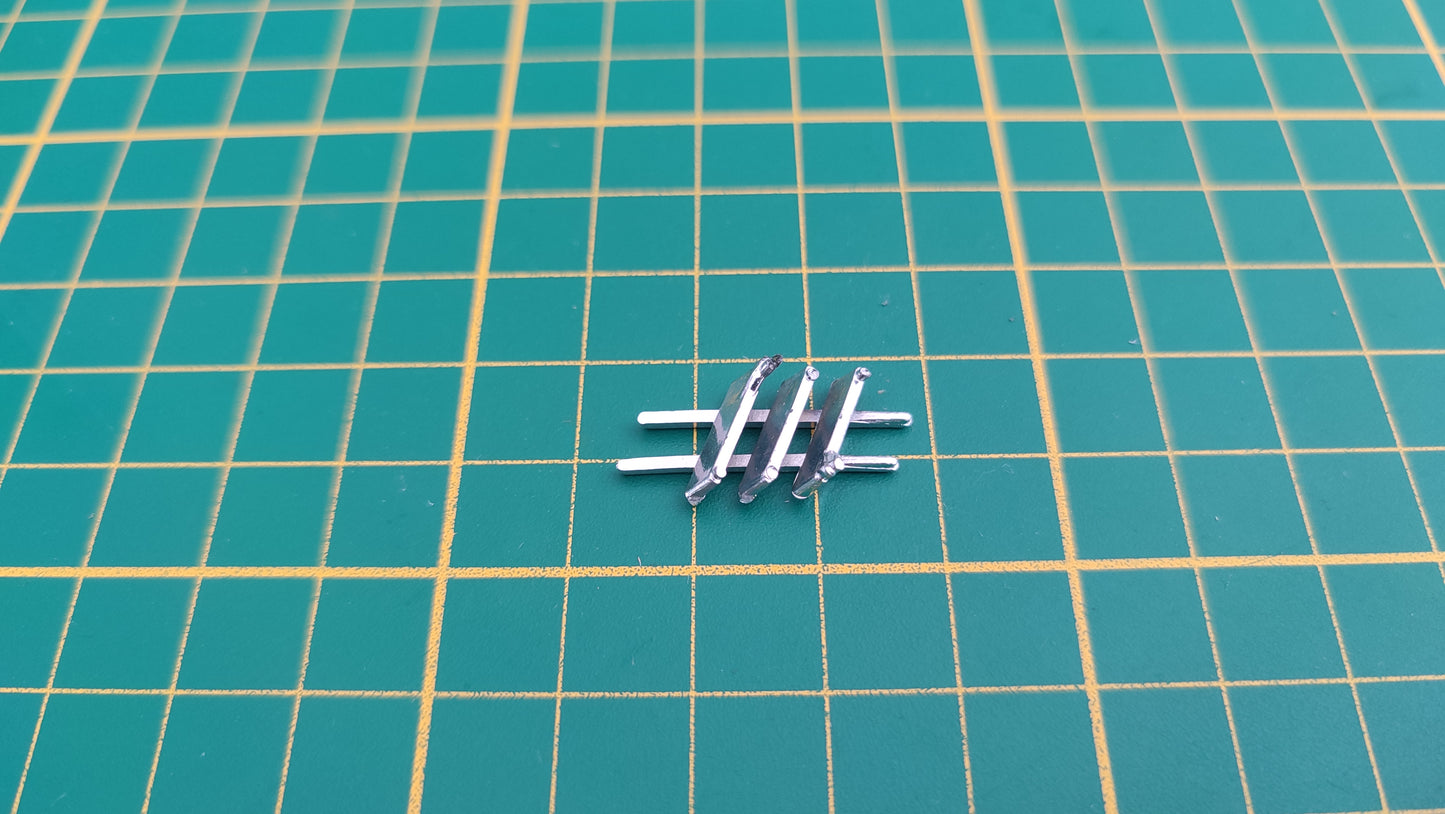 Aérateur gauche pièce détachée miniature Bburago Burago Mercedes-benz 300 sl cabriolet 1/18 1/18e 1/18ème #E04