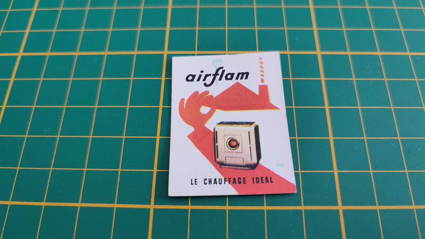 Affiche Airflam le chauffage idéal pièce détachée jeu de société Défense d'afficher Gay-Play #C02