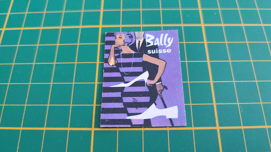 Affiche Bally Suisse pièce détachée jeu de société Défense d'afficher Gay-Play #C02