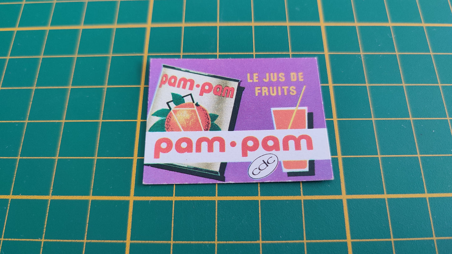 Affiche Le jus de fruits pam-pam pièce détachée jeu de société Défense d'afficher Gay-Play #C02