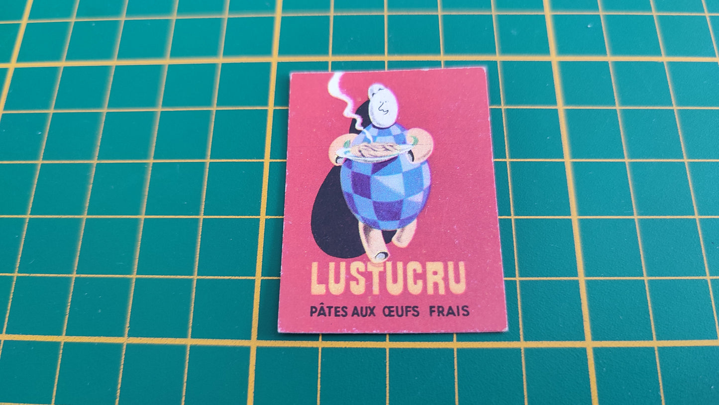 Affiche Lustucru Pâtes aux œufs frais pièce détachée jeu de société Défense d'afficher Gay-Play #C02