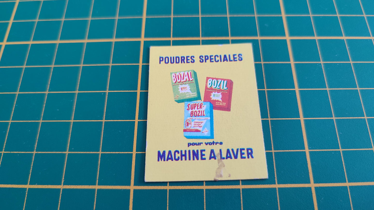 Affiche Poudres spéciales pour votre machine à laver pièce détachée jeu de société Défense d'afficher Gay-Play #C02