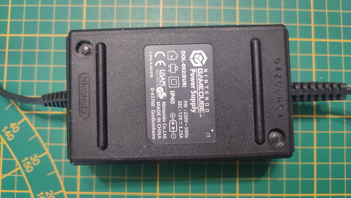 Alimentation secteur officielle DOL-002 pièce détachée console de jeux Nintendo Gamecube DOL-101 (EUR) #E68