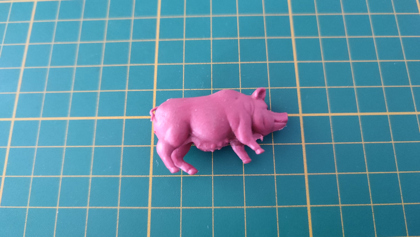 Animal figurine cochon dans l'état #C51-44