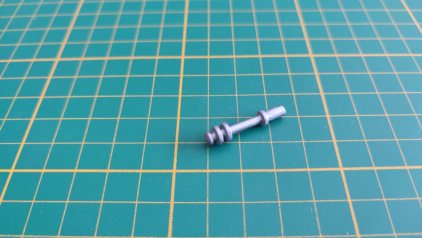 Antenne grise courte anneaux autour de l'extrémité référence 30213780 pièce détachée Playmobil #E62