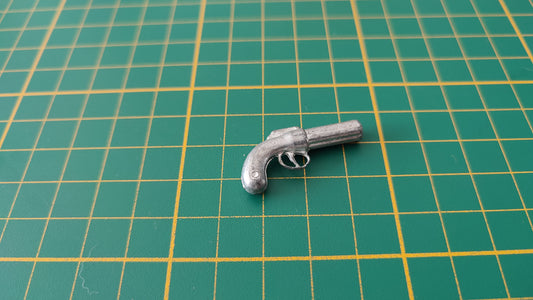 Arme revolver en l'état Cluedo miro-meccano pièce détachée jeu de société #E26