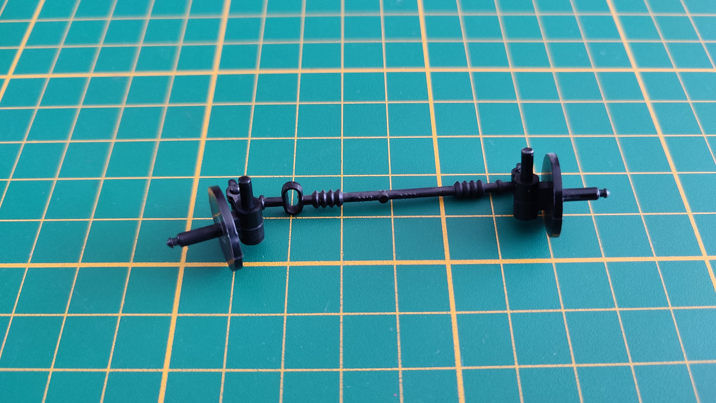 Axe de roue avant pièce détachée miniature Bburago Burago Jaguar type E 1961 1/18 1/18e 1/18ème #C35