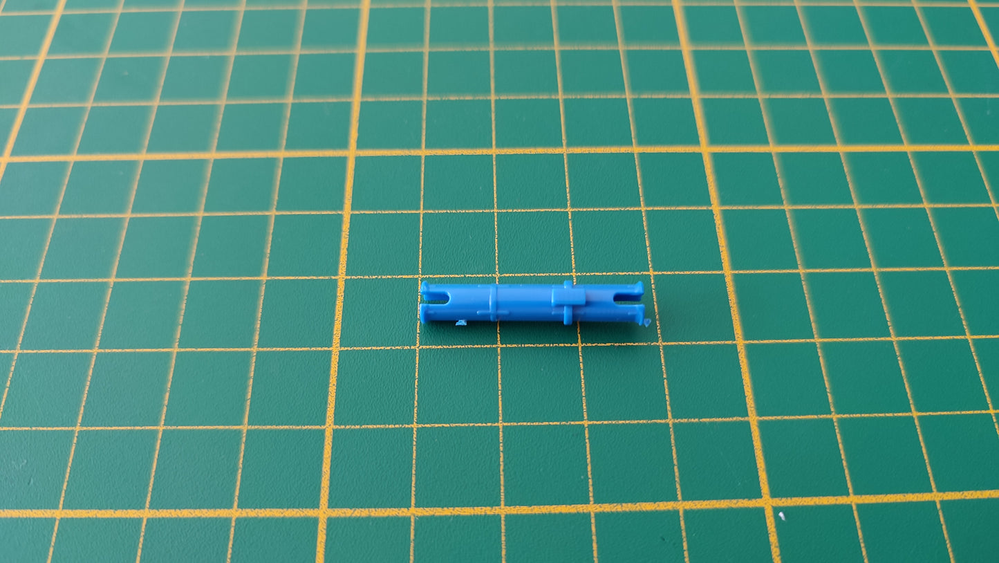 Axe double long bleu pièce détachée Clementoni mon atelier de mécanique 52498 Exploration antarctique #E21