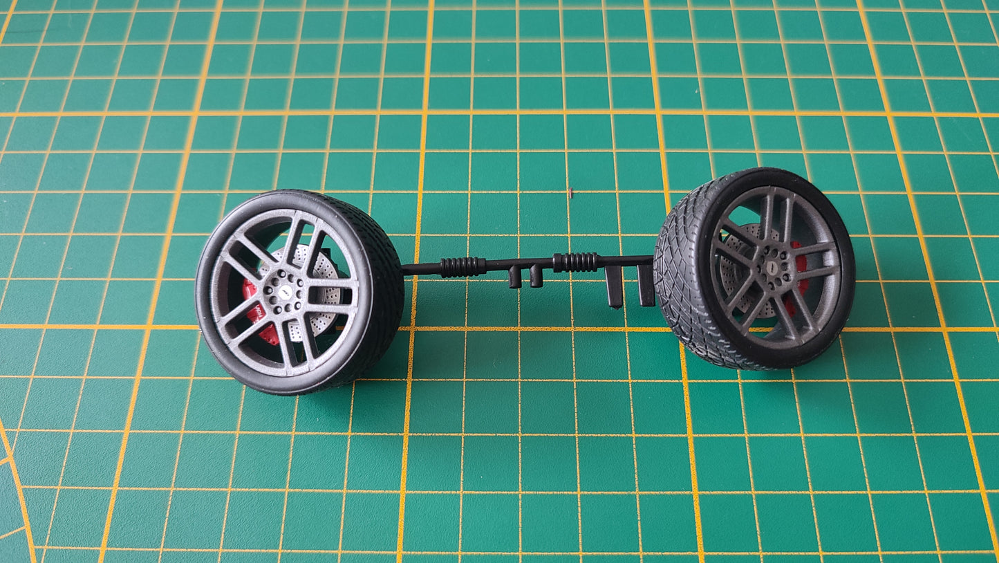 Axe roue avant pièce détachée miniature Norev Peugeot 206 gti street racer 1/18 1/18e 1/18ème #D27