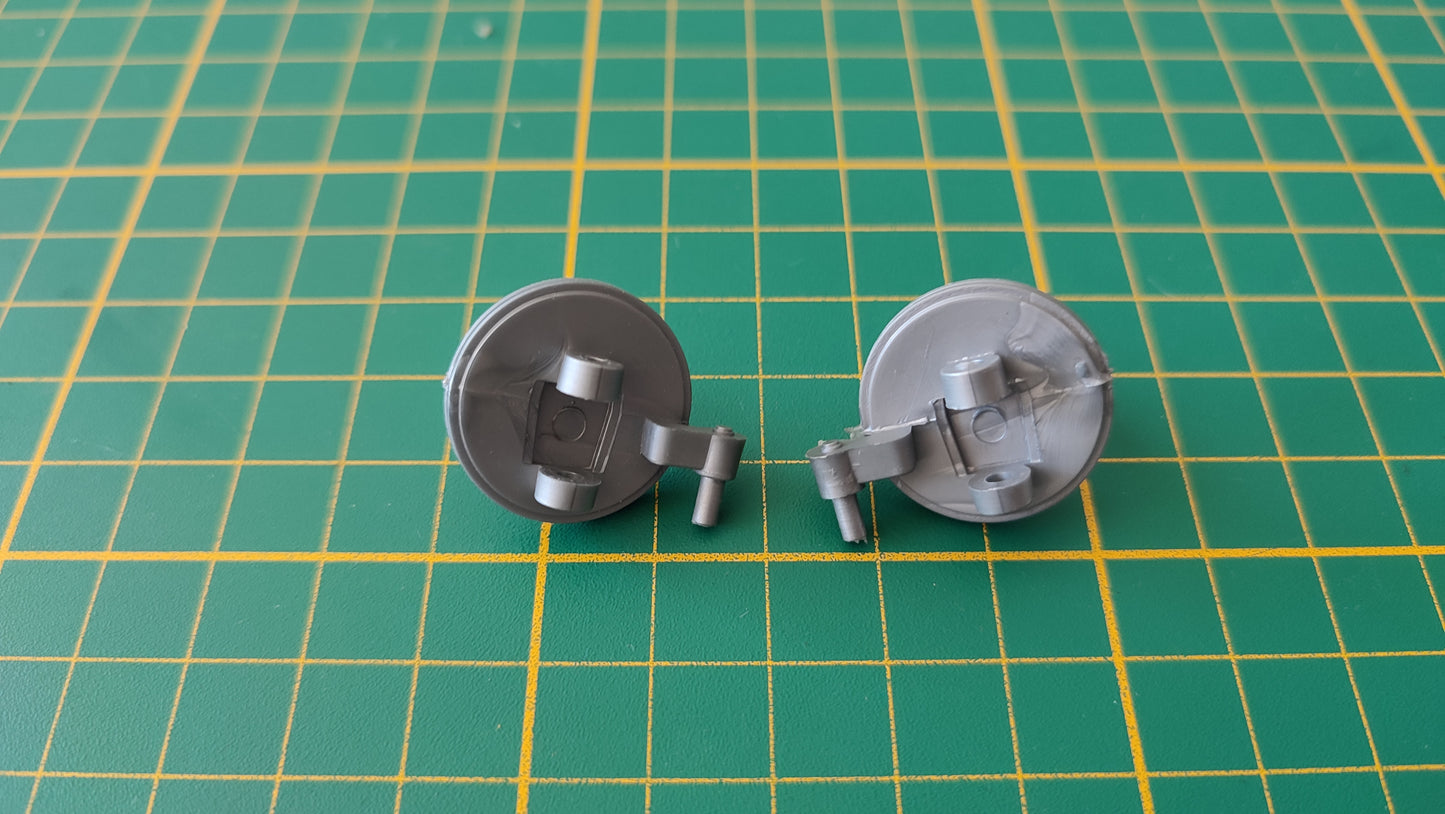 Axes de roue avant pièce détachée miniature Bburago Burago Bugatti type 59 1934 1/18 1/18e 1/18ème #D95