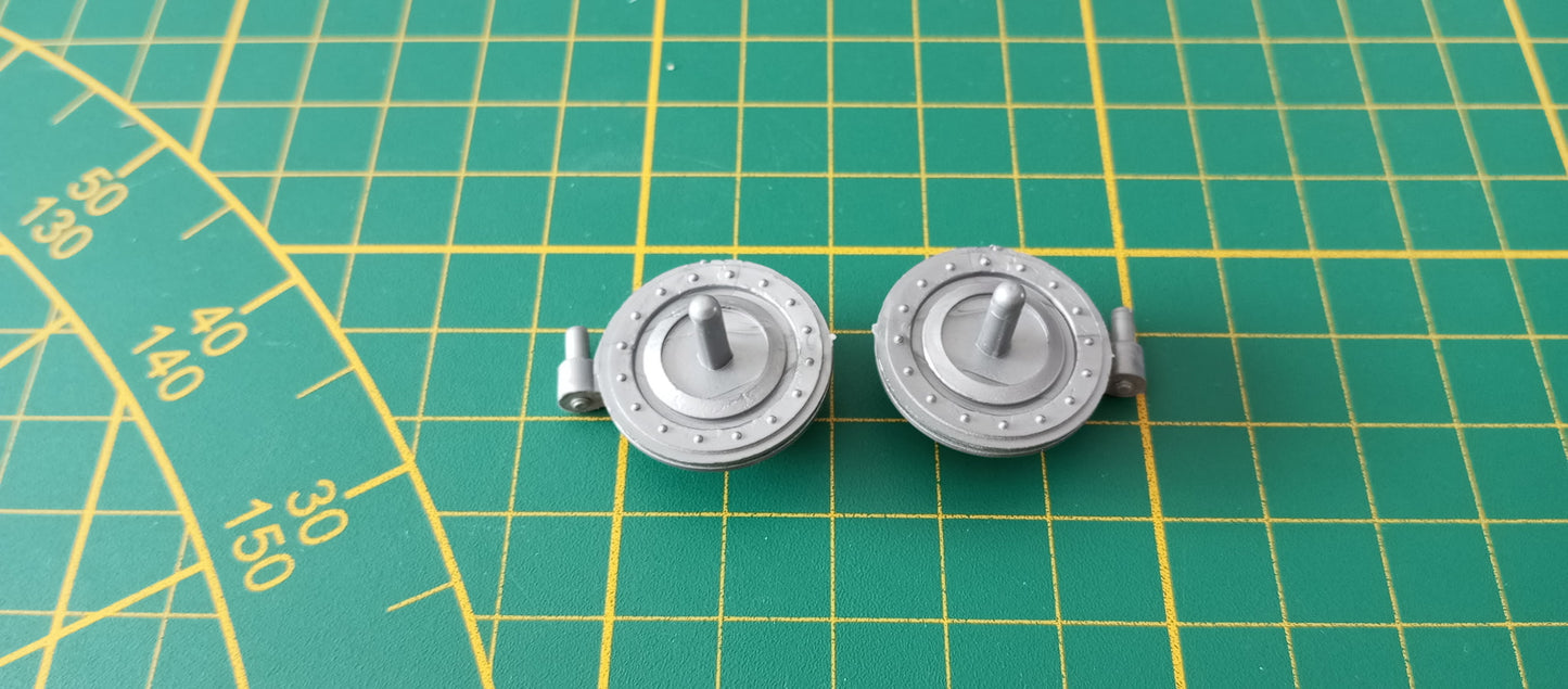 Axes de roue avant pièce détachée miniature Bburago Burago Bugatti type 59 1934 1/18 1/18e 1/18ème #E64