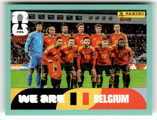 BEL 13 Team Photo - Sticker autocollant Panini Coupe du Monde FIFA 2026 Belgique - Pièce détachée