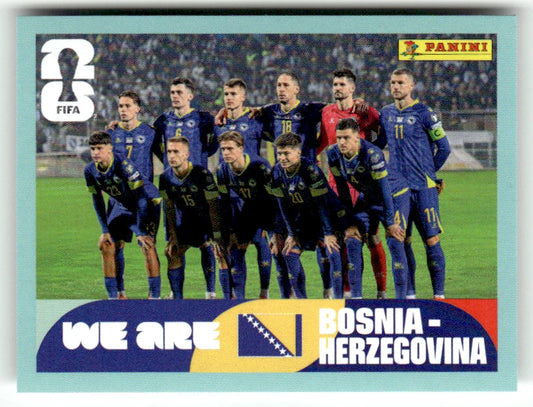 BIH 13 Team Photo - Sticker autocollant Panini Coupe du Monde FIFA 2026 Bosnie-Herzégovine - Pièce détachée