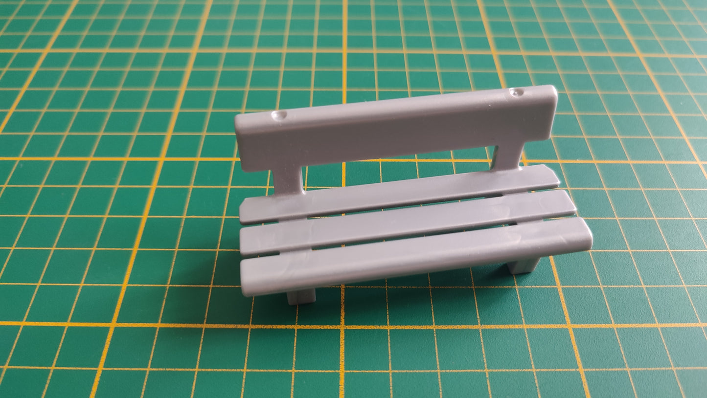 Banc avec dossier référence 30021364 pièce détachée Playmobil #E75