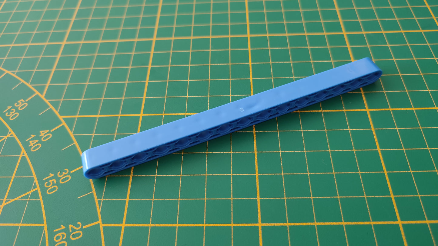 Barre bleu 15 trous pièce détachée Clementoni mon atelier de mécanique 52498 Exploration antarctique #E21