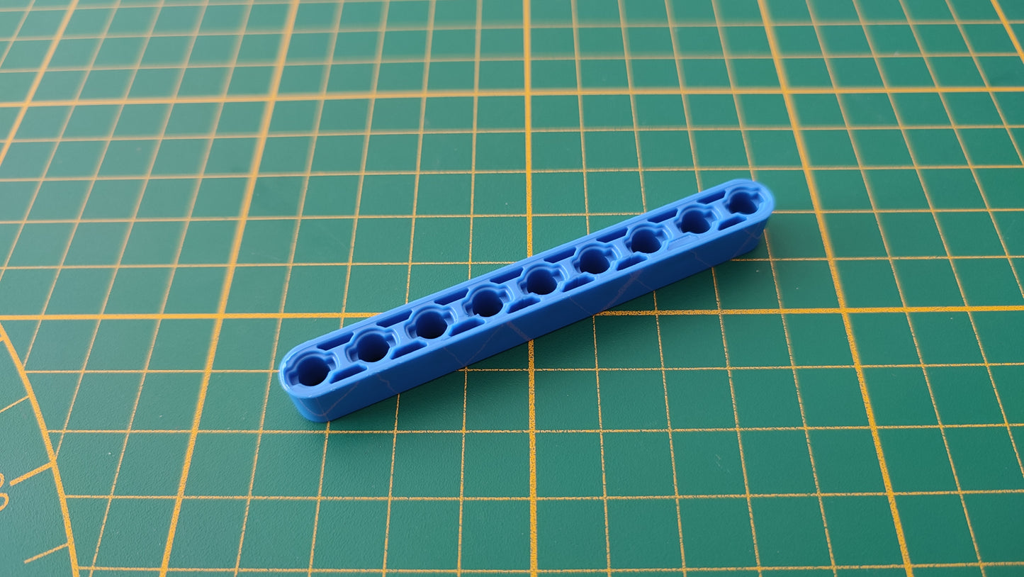 Barre bleu 9 trous pièce détachée Clementoni mon atelier de mécanique 52498 Exploration antarctique #E21