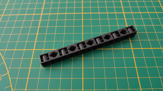 Barre noir 11 trous pièce détachée Clementoni mon atelier de mécanique 52498 Exploration antarctique #E21