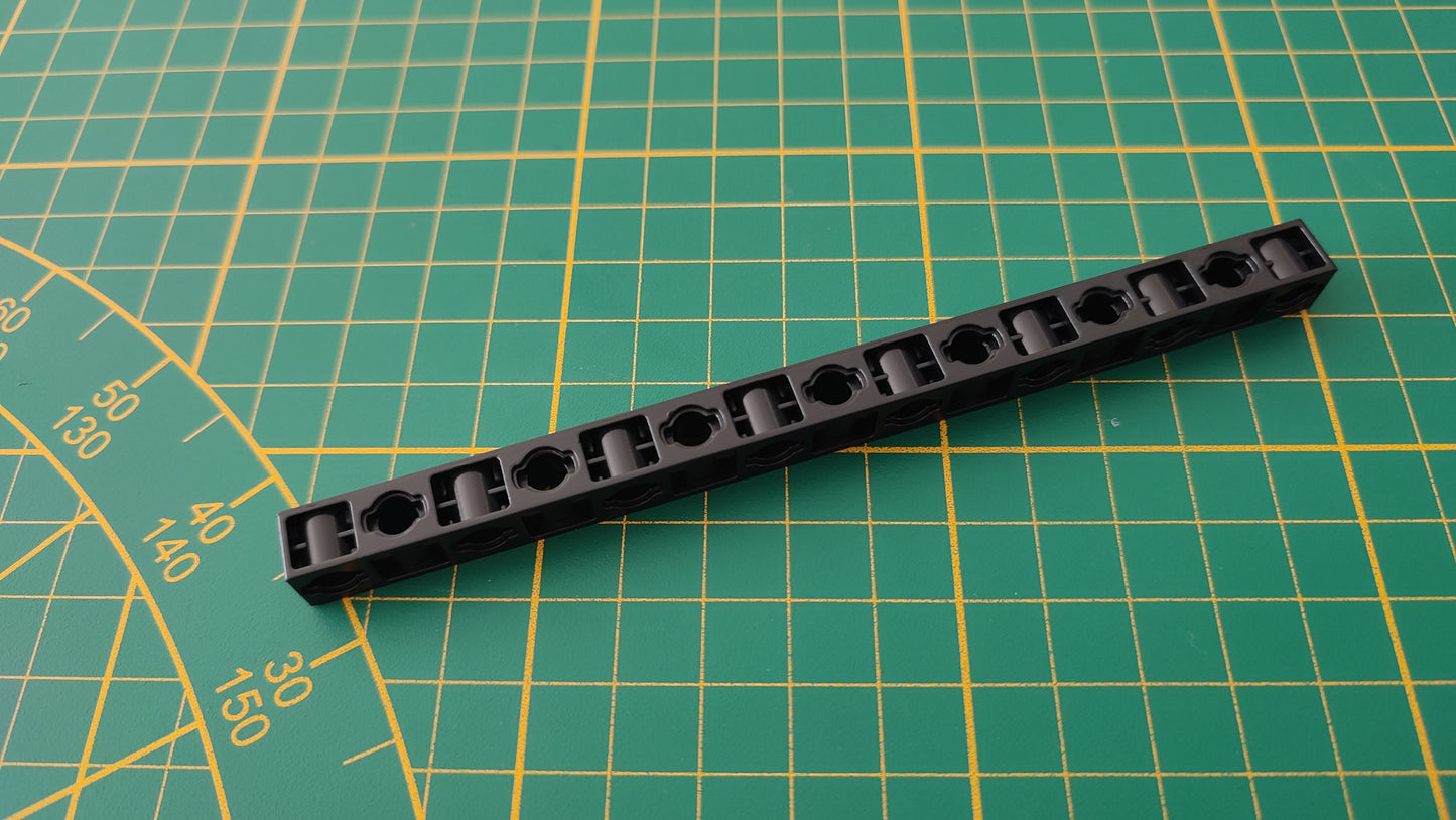 Barre noir 15 trous pièce détachée Clementoni mon atelier de mécanique 52498 Exploration antarctique #E21