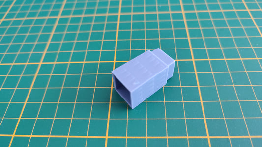 Bâtiment 3 étages bleu gris seul pièce détachée jeu de société Manhattan Ludodélire de Andreas Seyfarth #C55