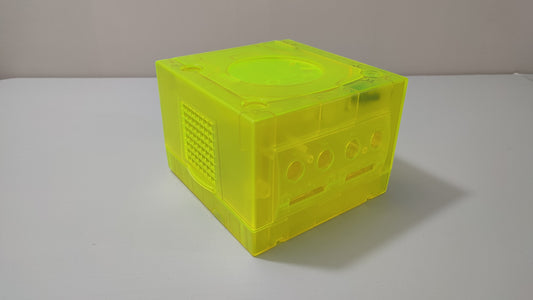 Bloc plasturgie complet jaune transparent pièce détachée pour console de jeux Nintendo Game cube DOL-001