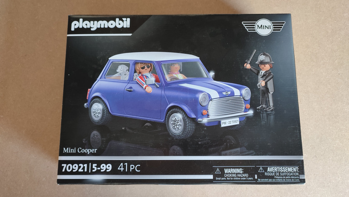 Boite complète Set Playmobil 70921 Mini cooper #SP