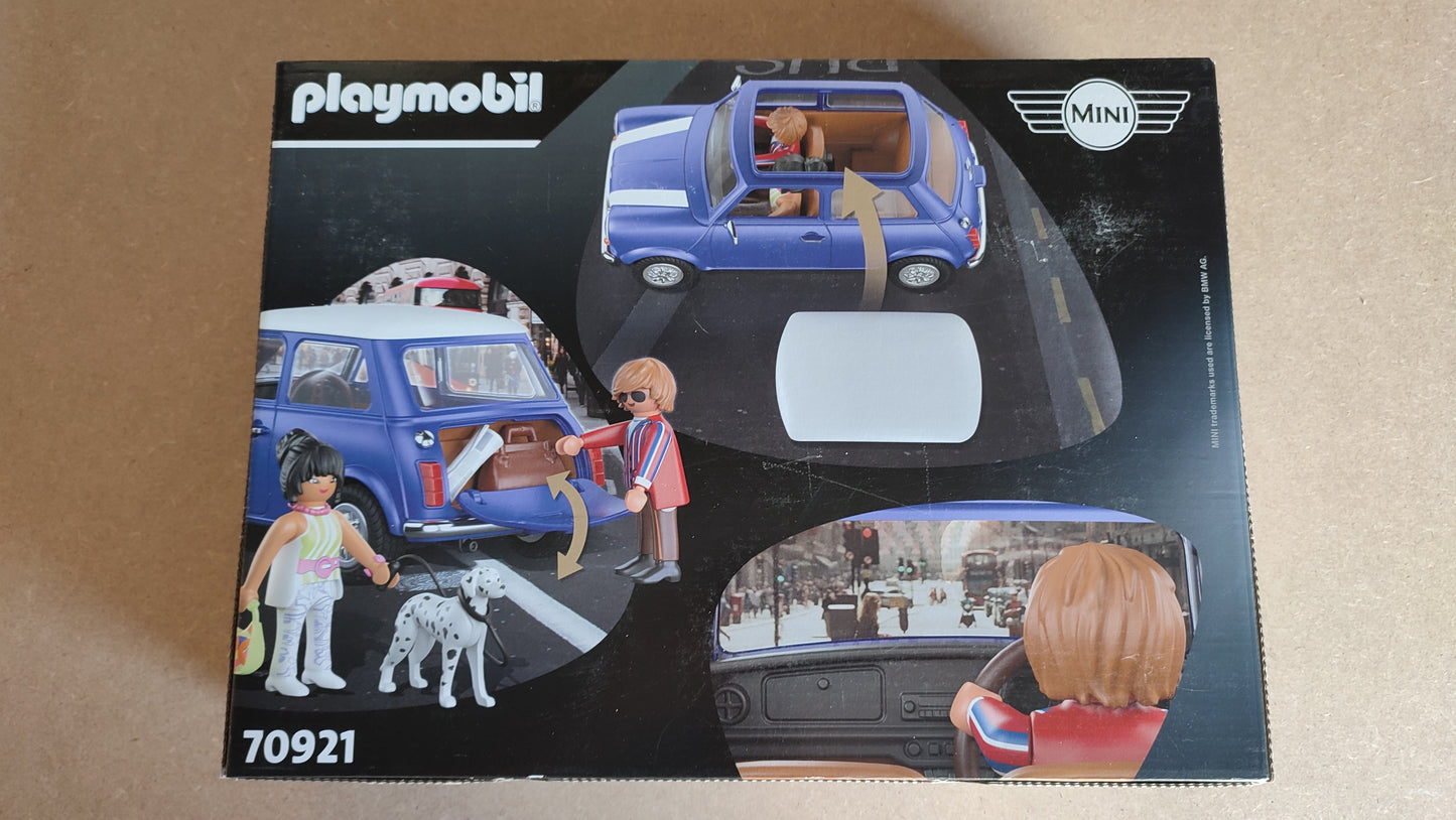 Boite complète Set Playmobil 70921 Mini cooper #SP