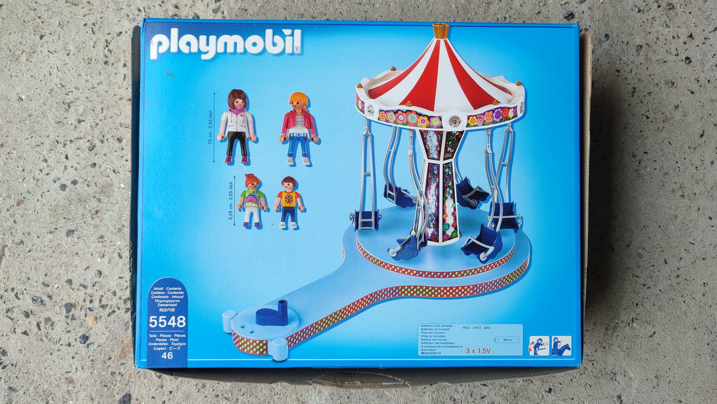 Boite seule dans l'état Playmobil 5548 Manège de chaises volantes #SPDF