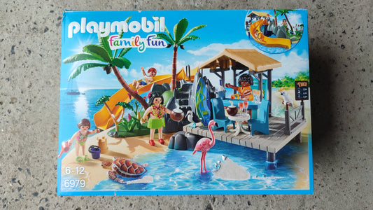 Boite vide dans l'état Playmobil 6979 Family fun île avec vacanciers #SPDF