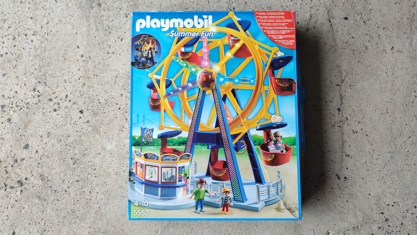 Boite vide seule dans l'état Playmobil 5552 Grande roue avec lumière #SPDF