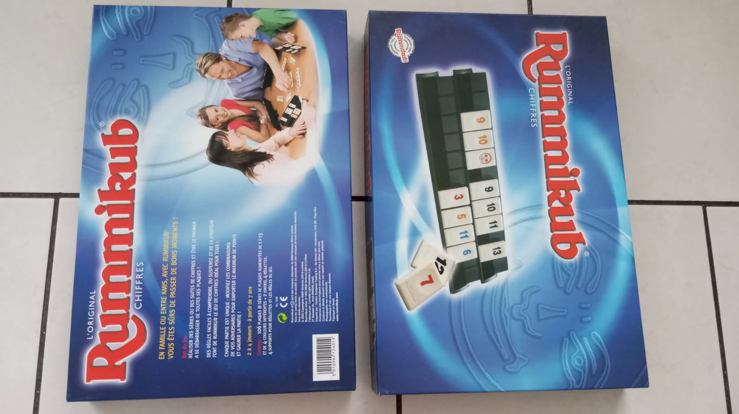 Boite vide seule pièce détachée L'original Rummikub chiffres M&M Ventures 2014 #E31