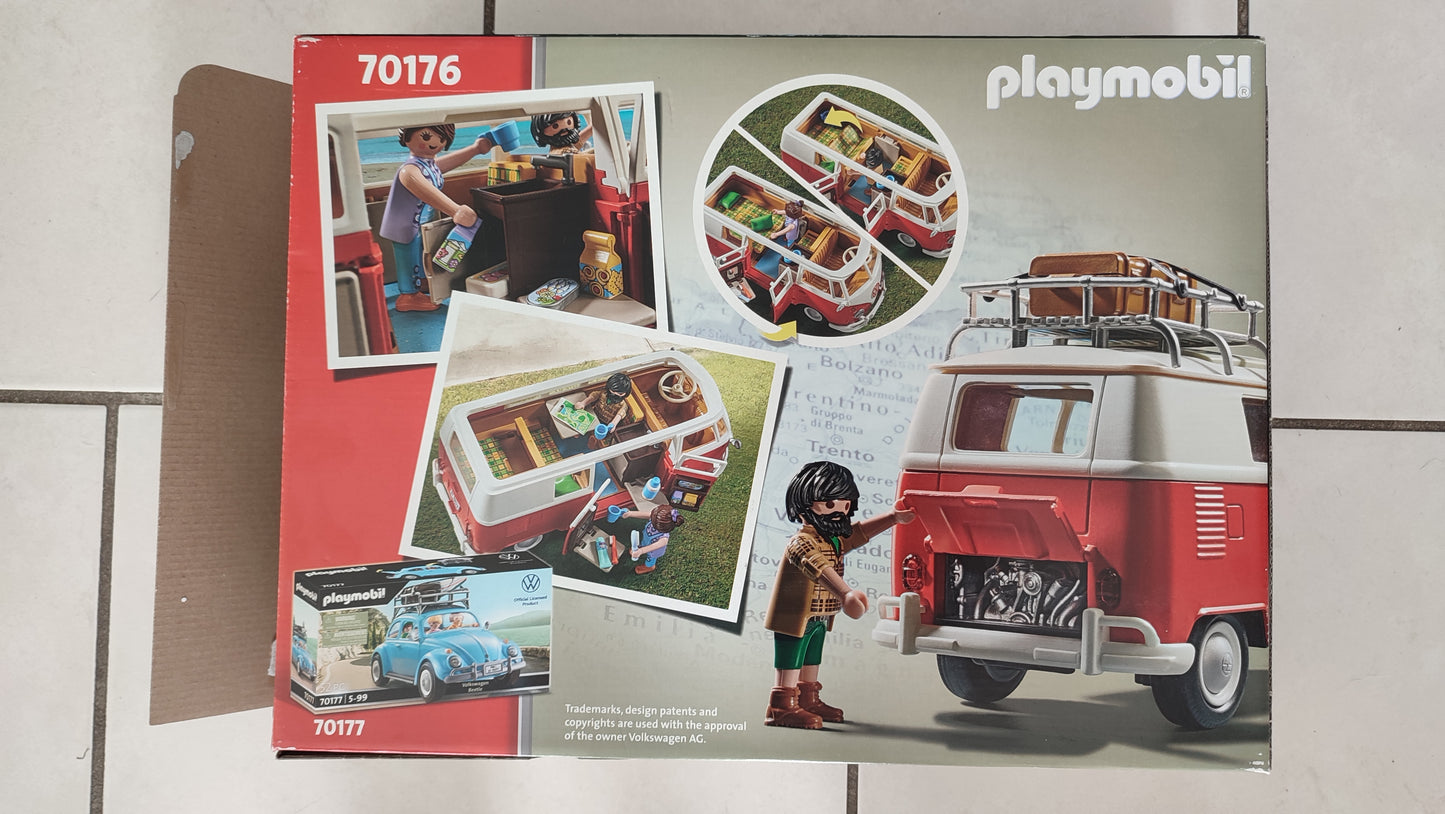 Boite vide seule set 70176 Volkswagen T1 Combi pièce détachée Playmobil #B85
