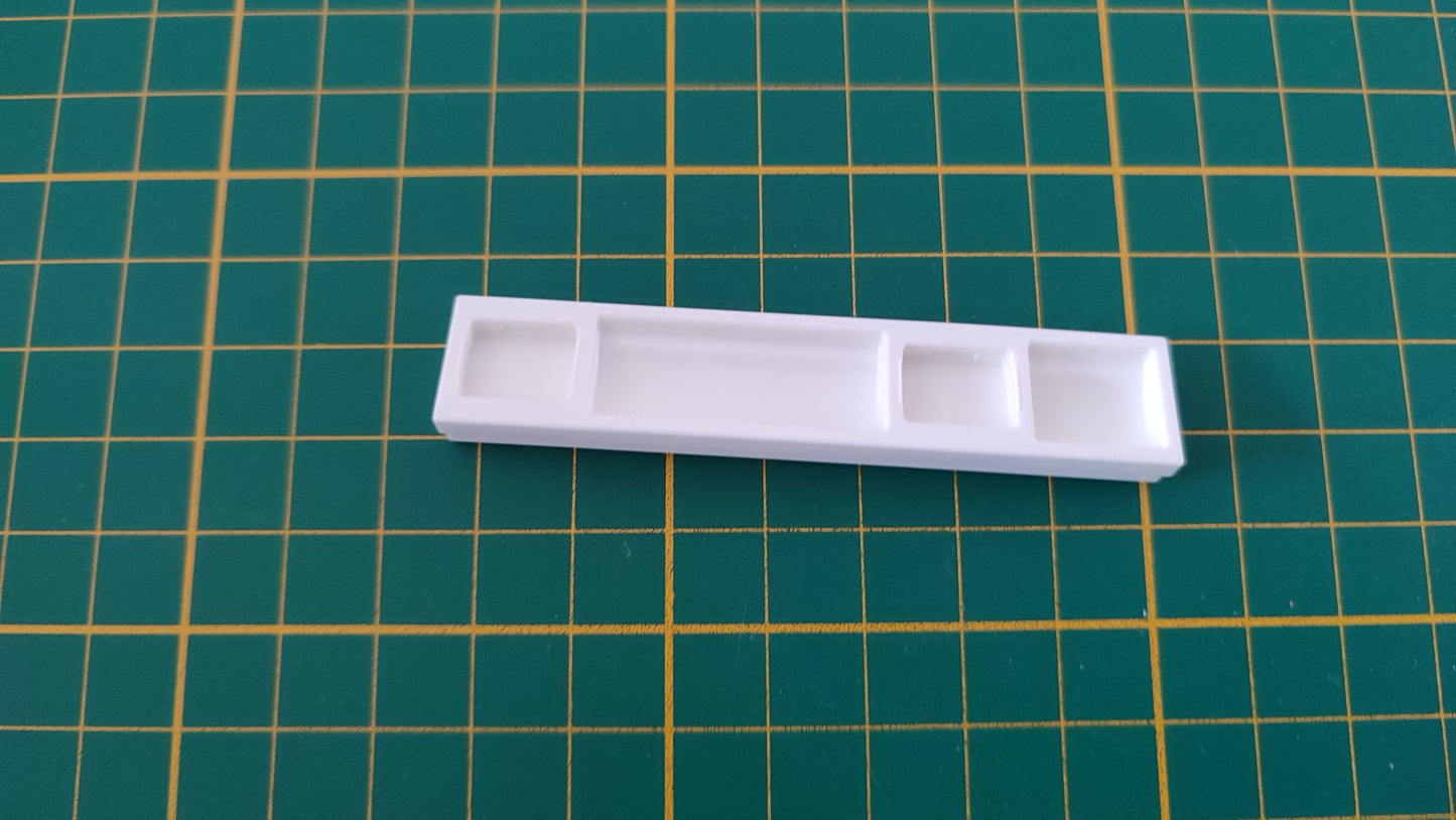 Bordure courte pour maison entre étages référence 30517980 pièce détachée Playmobil #D60