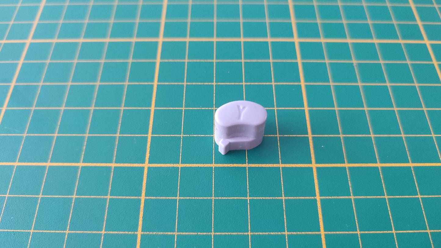 Bouton Y gris pièce détachée manette Nintendo Game Cube gamecube dol-003 #E01