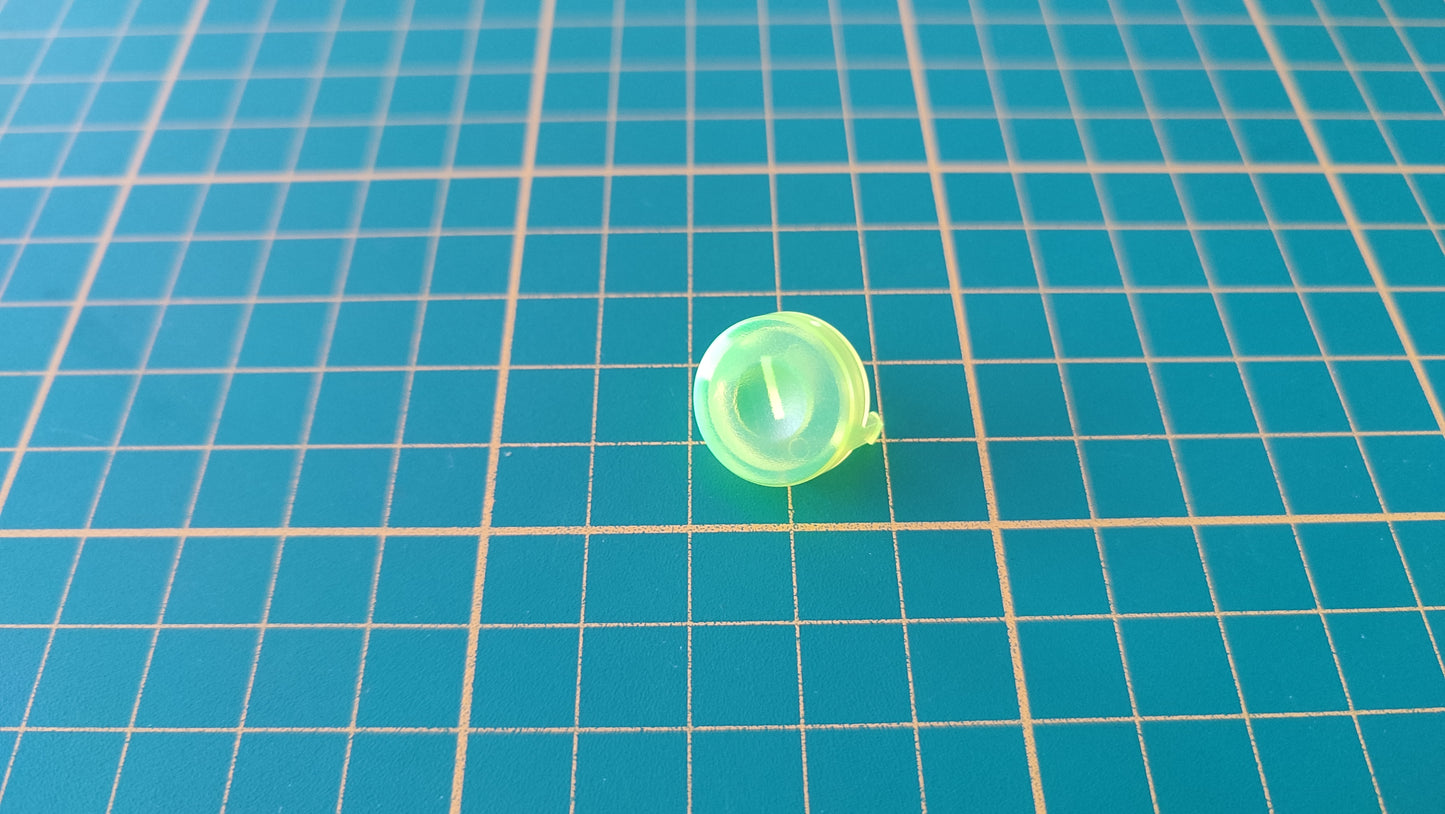 Bouton d'ouverture jaune transparent pièce détachée pour console de jeux Nintendo Game cube DOL-101 DOL-001