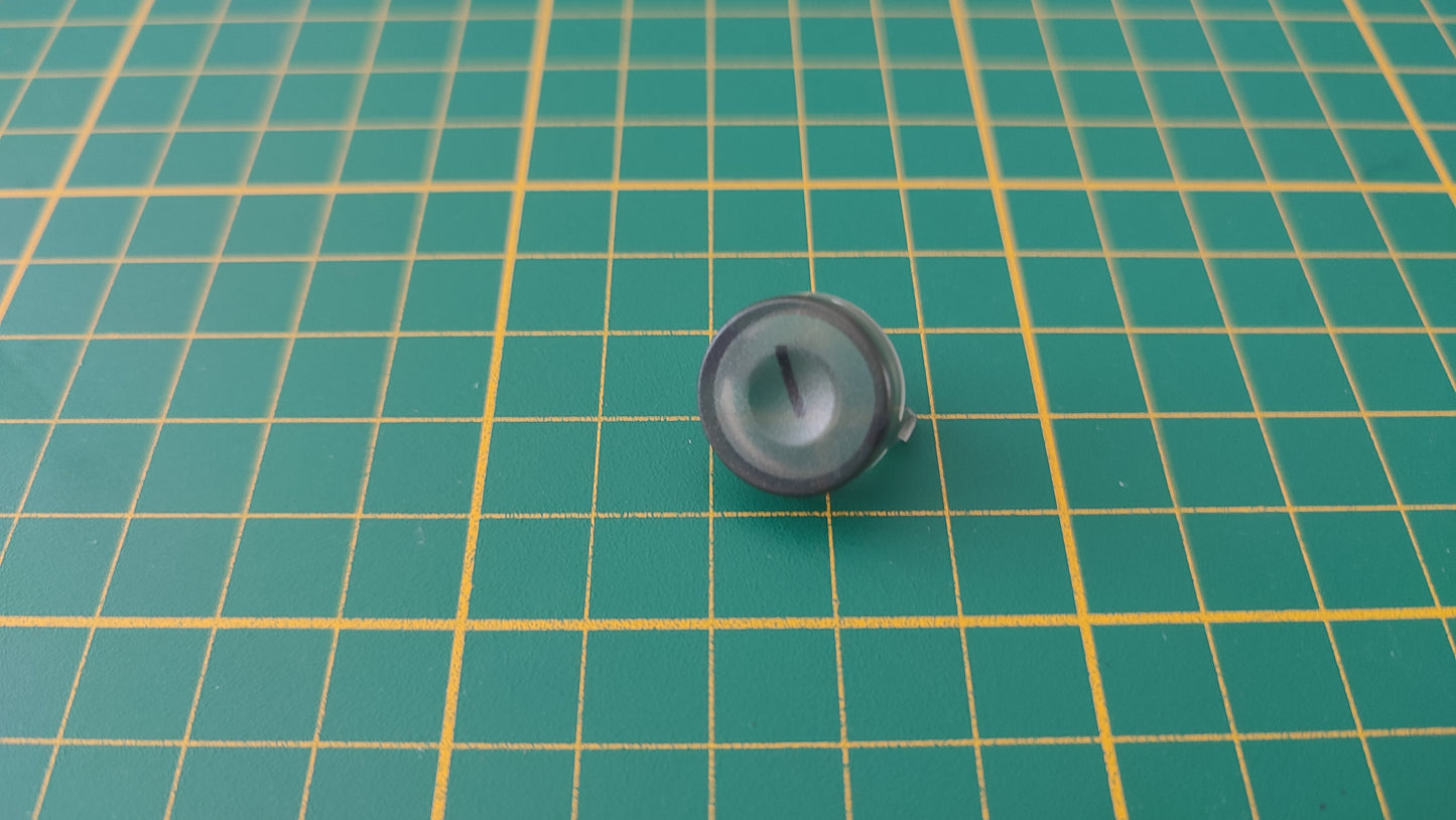 Bouton d'ouverture noir transparent pièce détachée pour console de jeux Nintendo Game cube Gamecube DOL-101 et/ou DOL-001