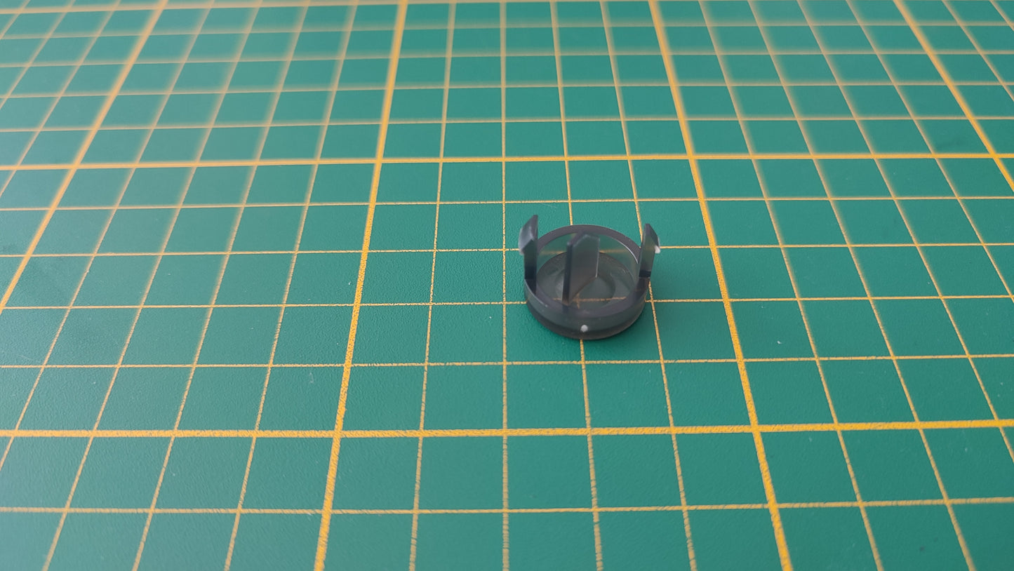 Bouton d'ouverture noir transparent pièce détachée pour console de jeux Nintendo Game cube Gamecube DOL-101 et/ou DOL-001