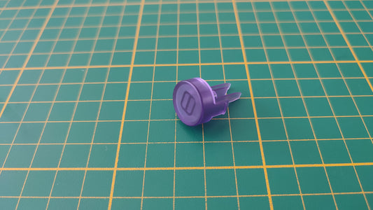 Bouton reset seul violet transparent pièce détachée pour console de jeux Nintendo Game cube Gamecube DOL-101 et ou DOL-001
