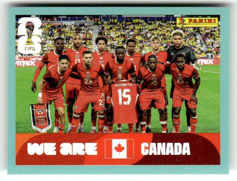 CAN 13 Team Photo - Sticker autocollant Panini Coupe du Monde FIFA 2026 Canada - Pièce détachée