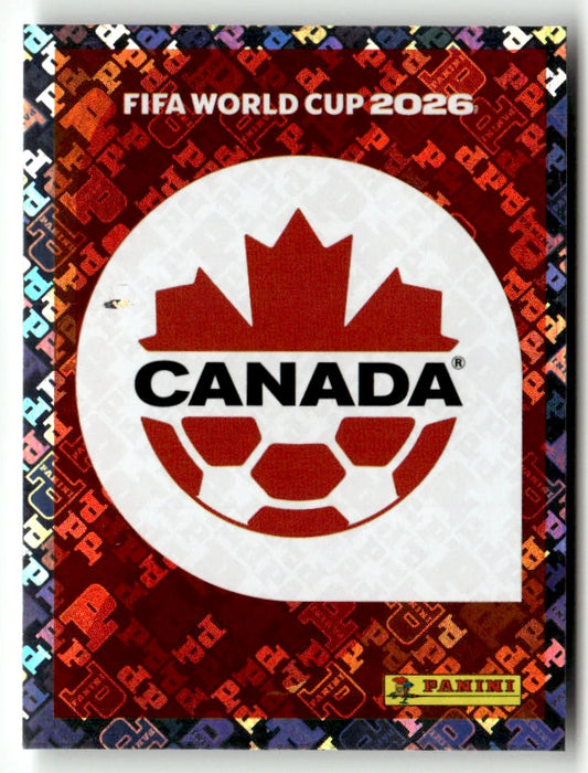 CAN 1 Emblème du Canada - Sticker autocollant Panini Coupe du Monde FIFA 2026 Canada - Pièce détachée