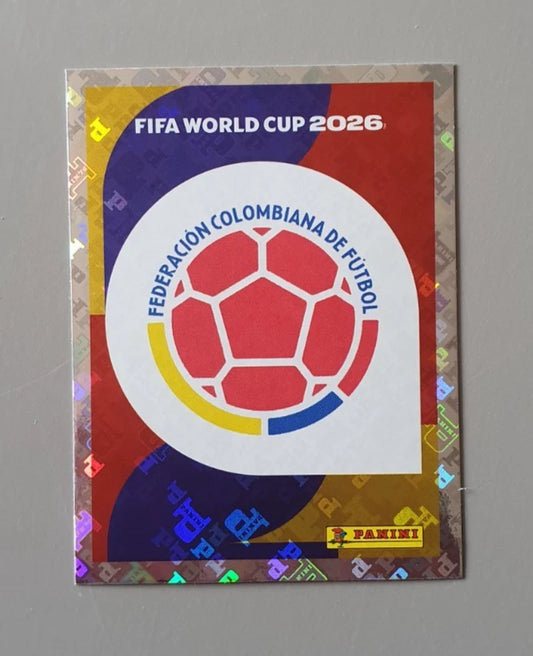 COL 1 Team Logo - Sticker autocollant Panini Coupe du Monde FIFA 2026 Colombie - Pièce détachée