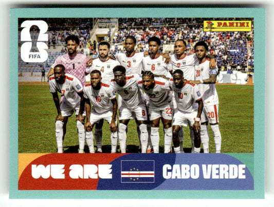 CPV 13 Team Photo - Sticker autocollant Panini Coupe du Monde FIFA 2026 Cap-Vert - Pièce détachée