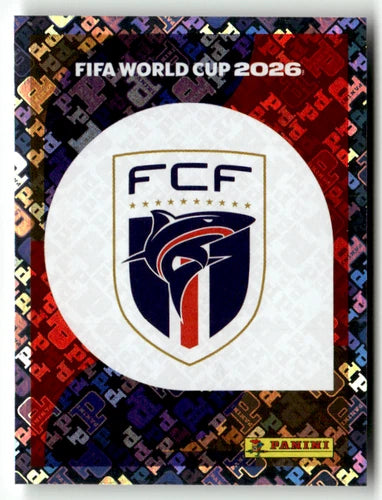 CPV 1 Team Logo - Sticker autocollant Panini Coupe du Monde FIFA 2026 Cap-Vert - Pièce détachée