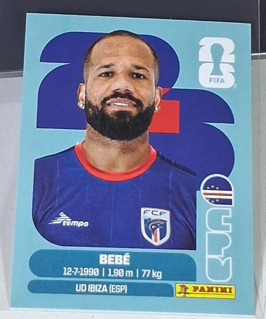 CPV 20 Bebé - Sticker autocollant Panini Coupe du Monde FIFA 2026 Cap-Vert - Pièce détachée