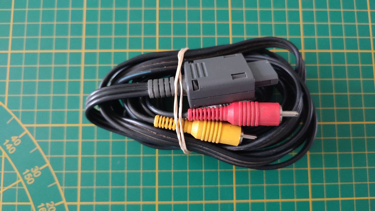 Câble audio vidéo officiel pièce détachée console de jeux Nintendo Gamecube DOL-001 (EUR) #D66