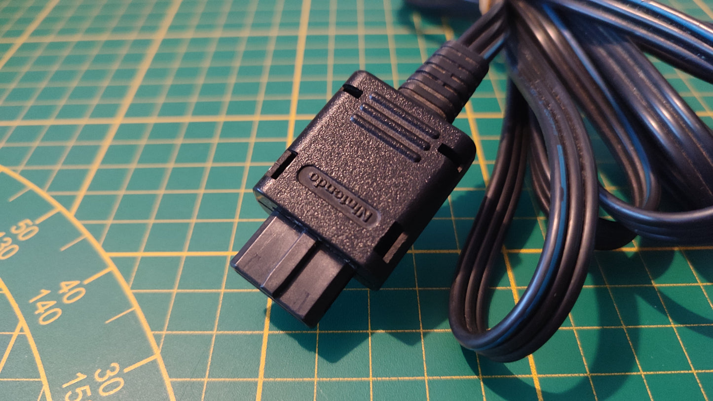 Câble audio vidéo officiel pièce détachée console de jeux Nintendo Gamecube DOL-001 (EUR) #E35