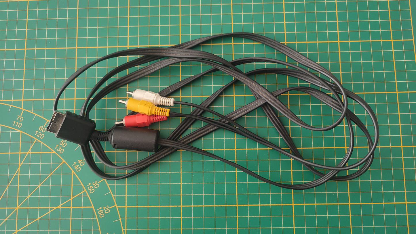 Câble vidéo pièce détachée console de jeux Sony Playstation 1 Ps1 SCPH-5502 #E51
