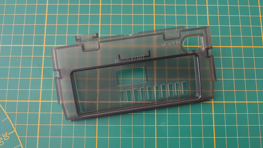 Cache arrière seul noir transparent pièce détachée pour console de jeux Nintendo Game cube Gamecube DOL-101