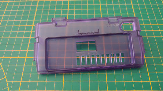 Cache arrière seul violet transparent pièce détachée pour console de jeux Nintendo Game cube Gamecube DOL-101